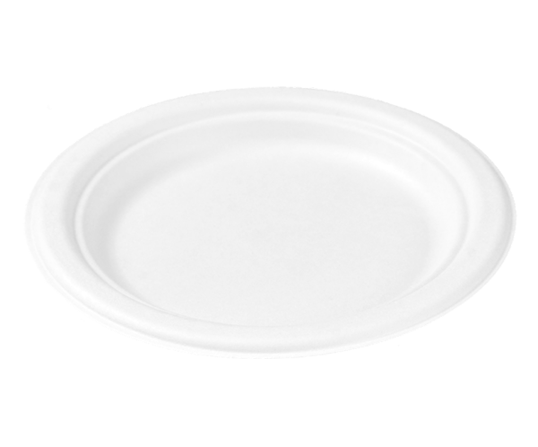 Đĩa Bã Mía 7 Inch - Đĩa Tròn Dùng Một Lần - Giá Sỉ 1000 Cái/Thùng