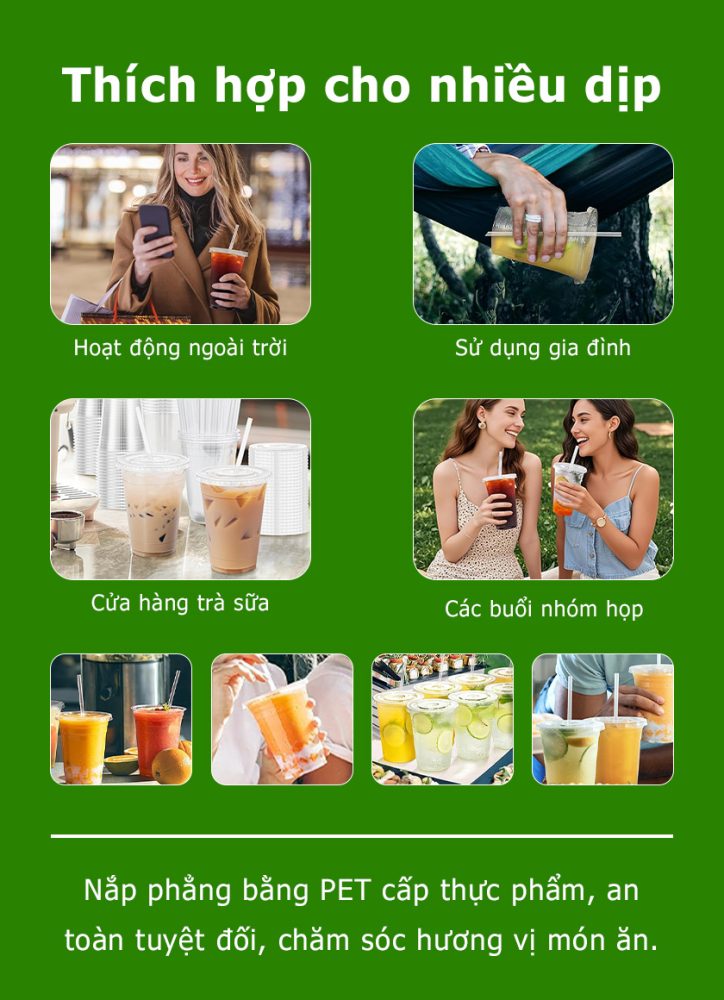 Nắp nhựa thực phẩm PET