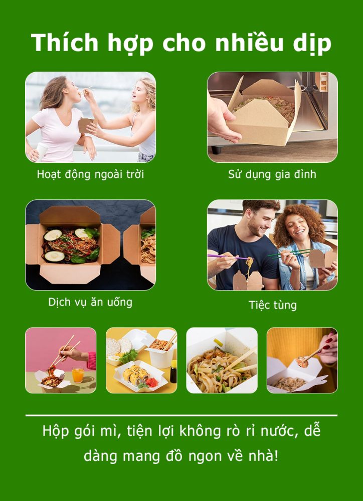 Hộp giấy đựng thực phẩm