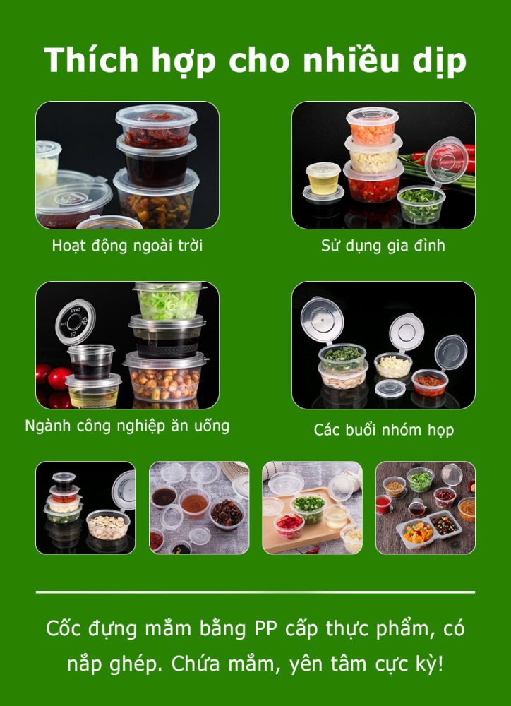 Hộp đựng nước chấm dùng khi du lịch