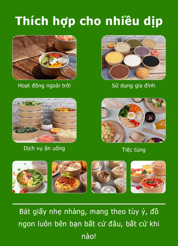 Cung cấp tô giấy cho nhà hàng