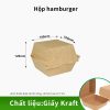 Hộp đựng burger takeaway