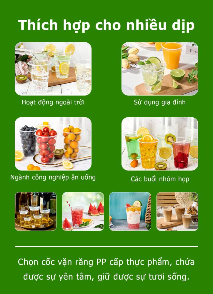 Ly PP dung tích lớn