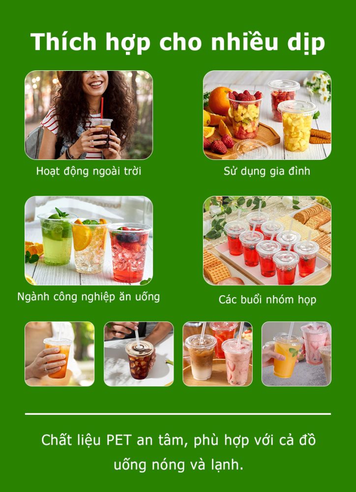 Ly nhựa phi 98mm dành cho đồ lạnh​