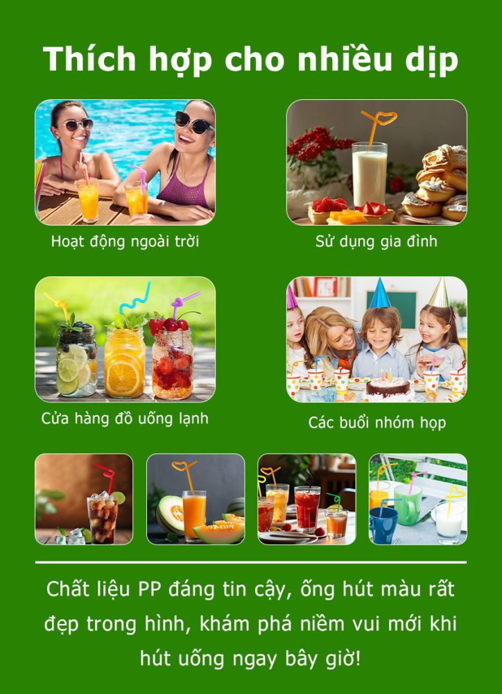 Ống hút bảo vệ môi trường