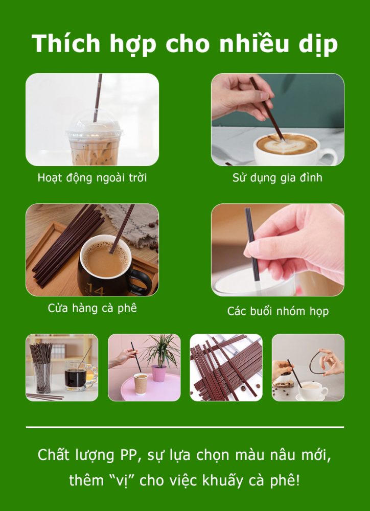 Ống hút quán cà phê takeaway