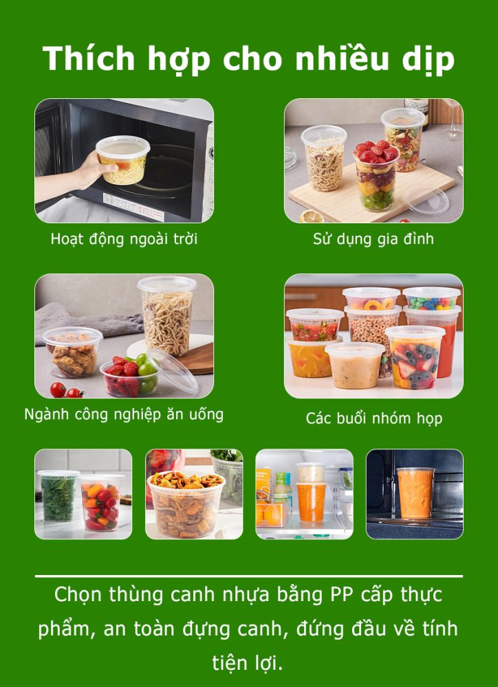 Sản xuất tô nhựa 12OZ dùng một lần 