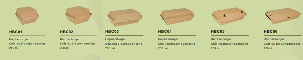 Hộp hamburger