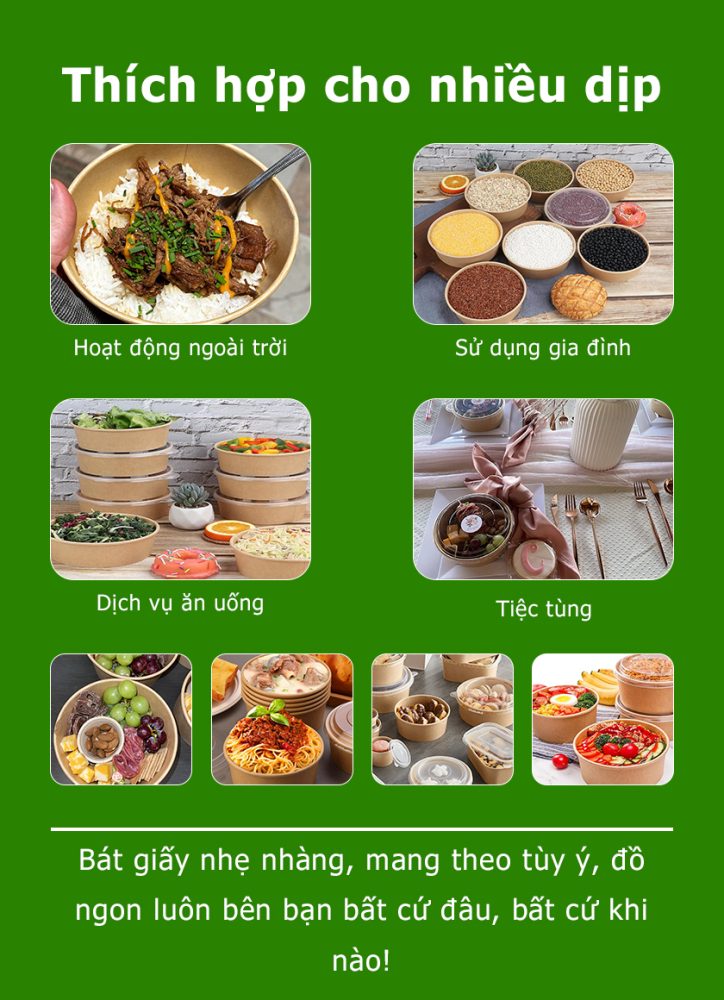 Tô giấy cho nhà hàng