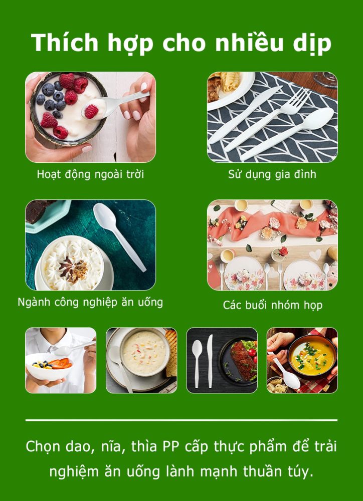 Muỗng PP không biến dạng